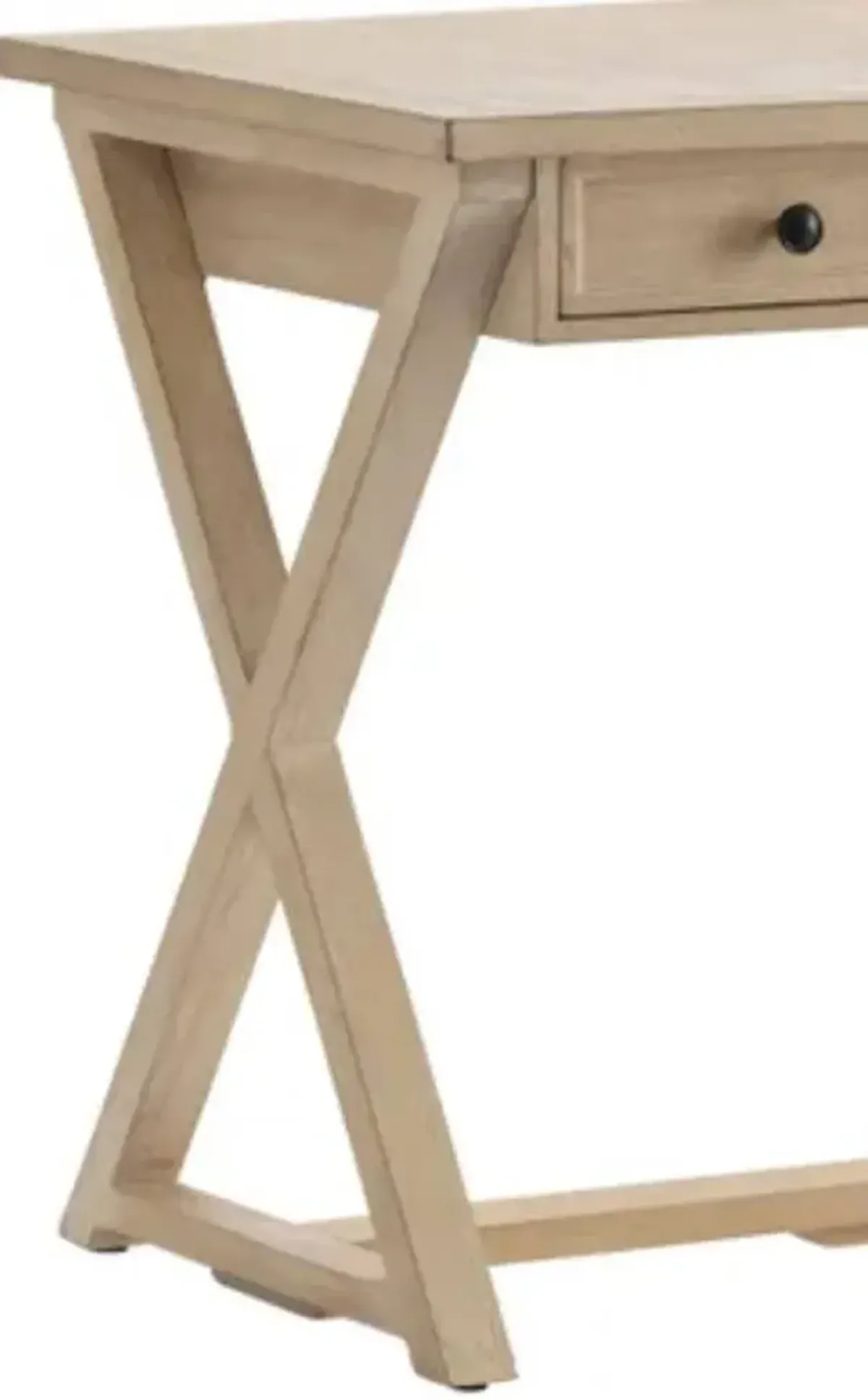 Crestview Collection Bengal Manor White Wash 3 Drawer Desk