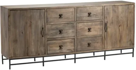 Crestview Collection Bengal Manor Light Brown Sideboard