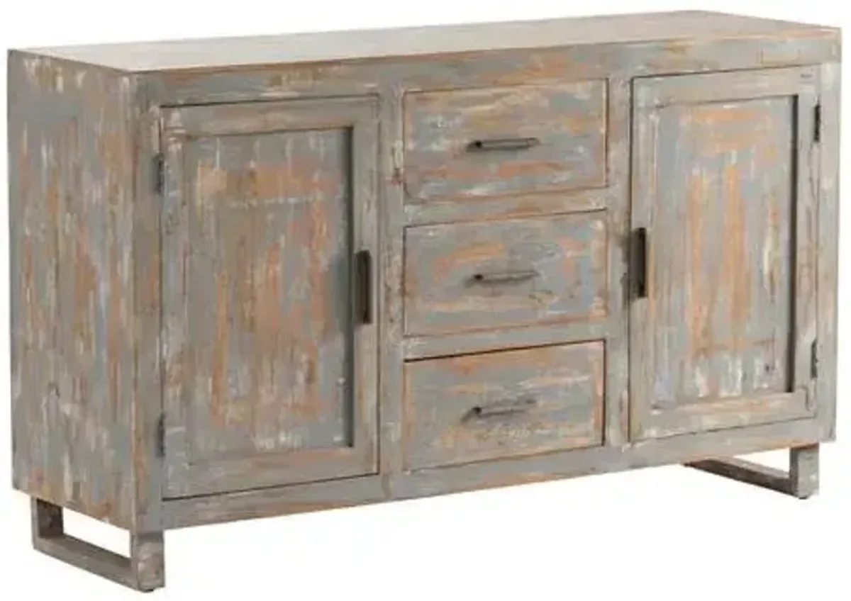 Crestview Collection Bengal Manor Gray Sideboard