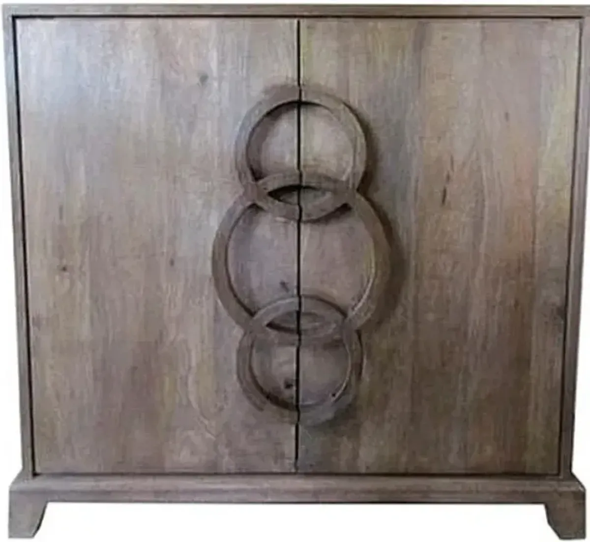 Crestview Collection Bengal Manor Brown Cabinet