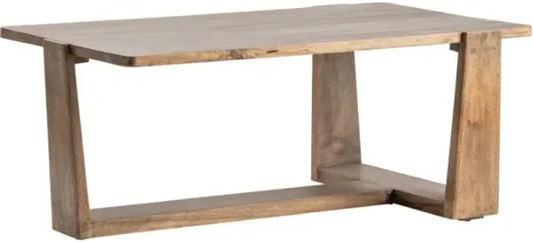 Crestview Collection Bengal Manor Brown Tri-Leg Cocktail Table