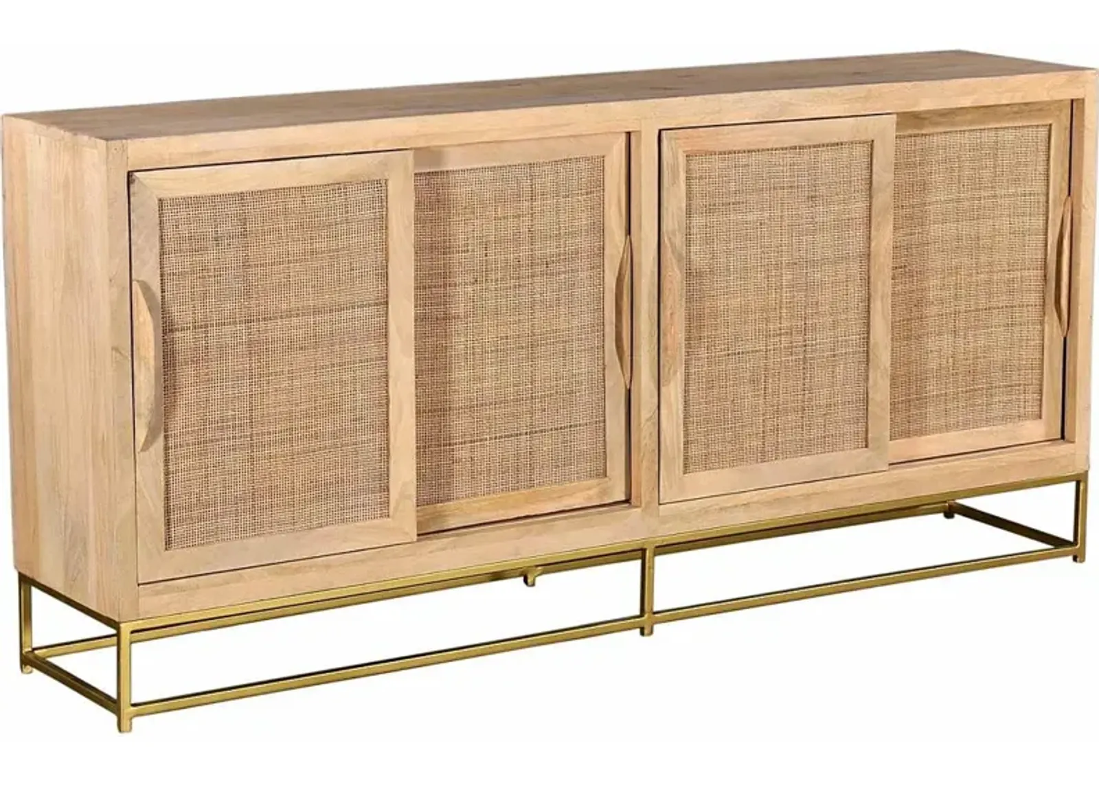 Crestview Collection Bengal Manor Natural Cane Sideboard