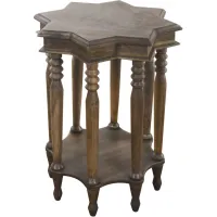 Crestview Collection Liberty Brown Accent Table
