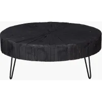 Crestview Collection Drummond Black Cocktail Table