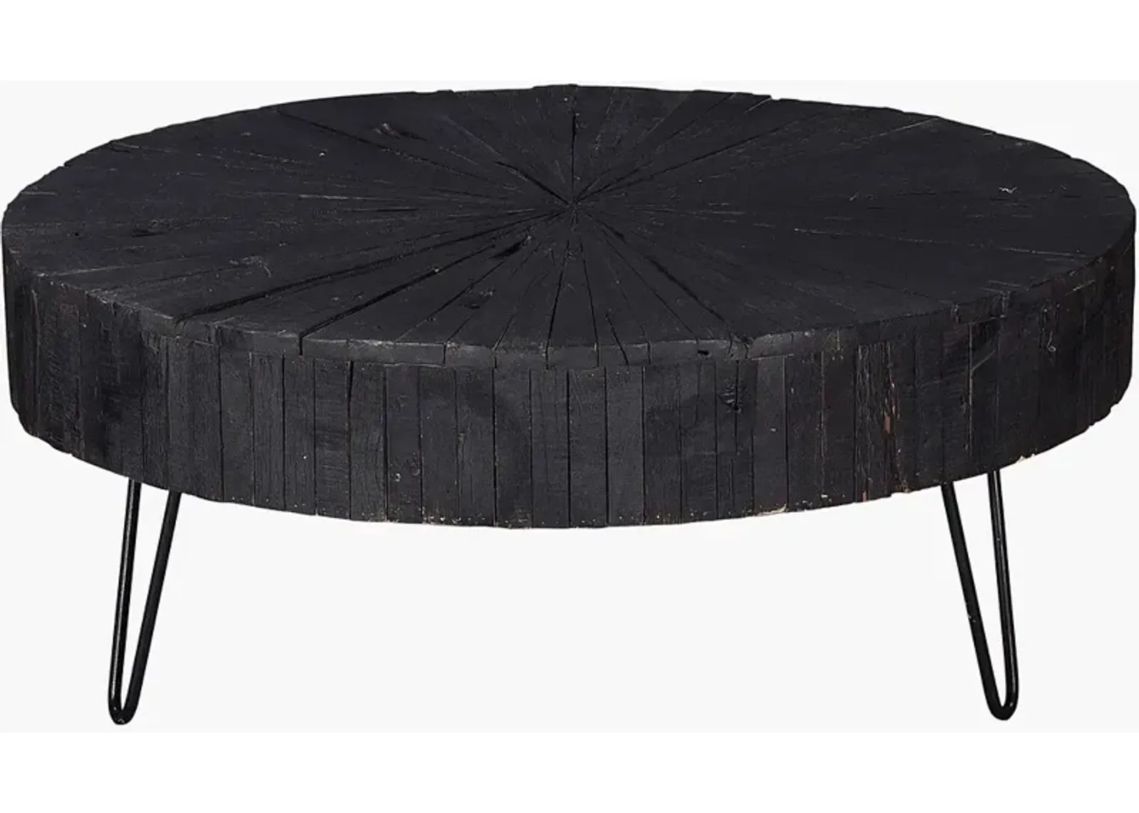 Crestview Collection Drummond Black Cocktail Table