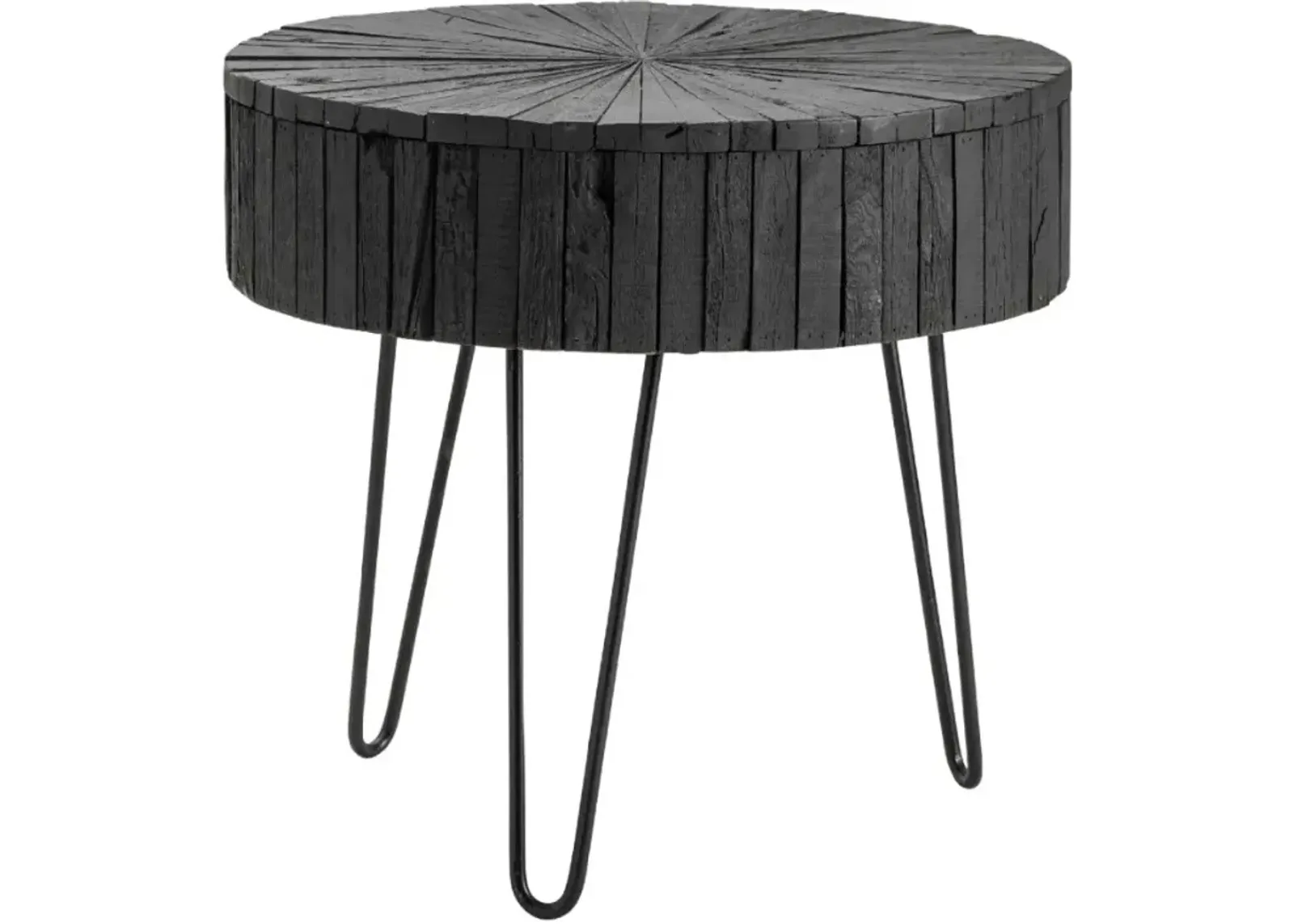 Crestview Collection Drummond Black End Table