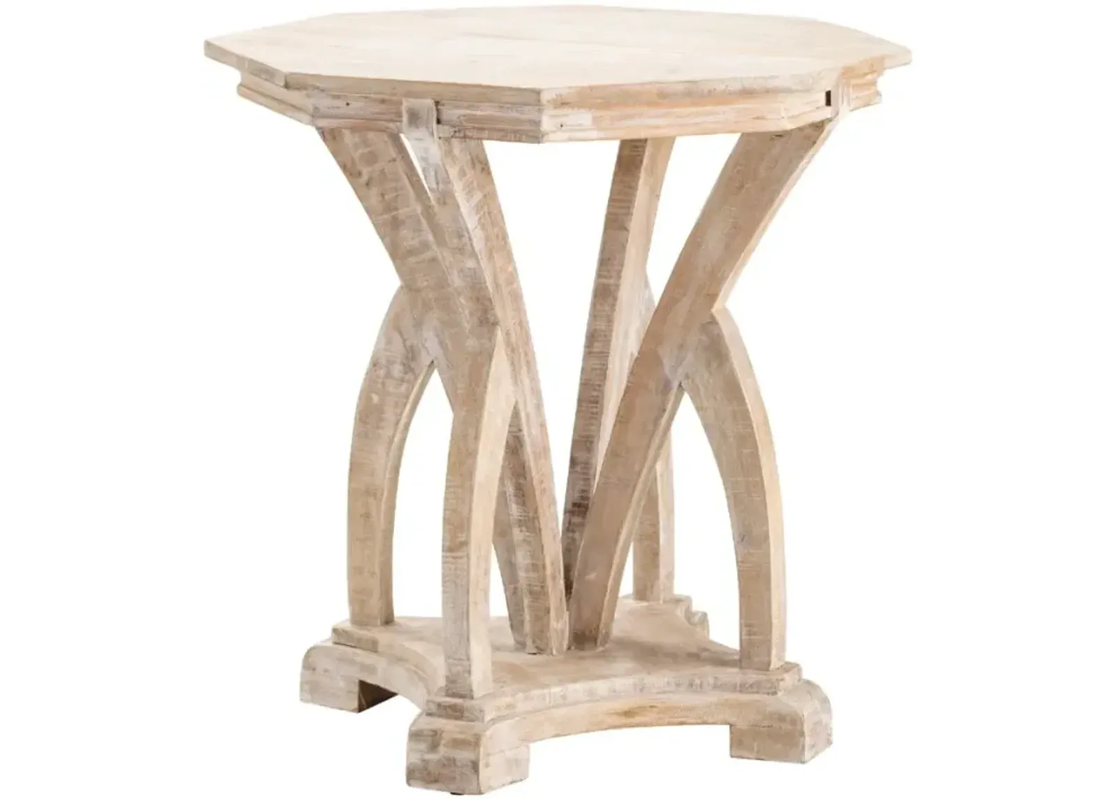 Crestview Collection Evelyn Natural Accent Table