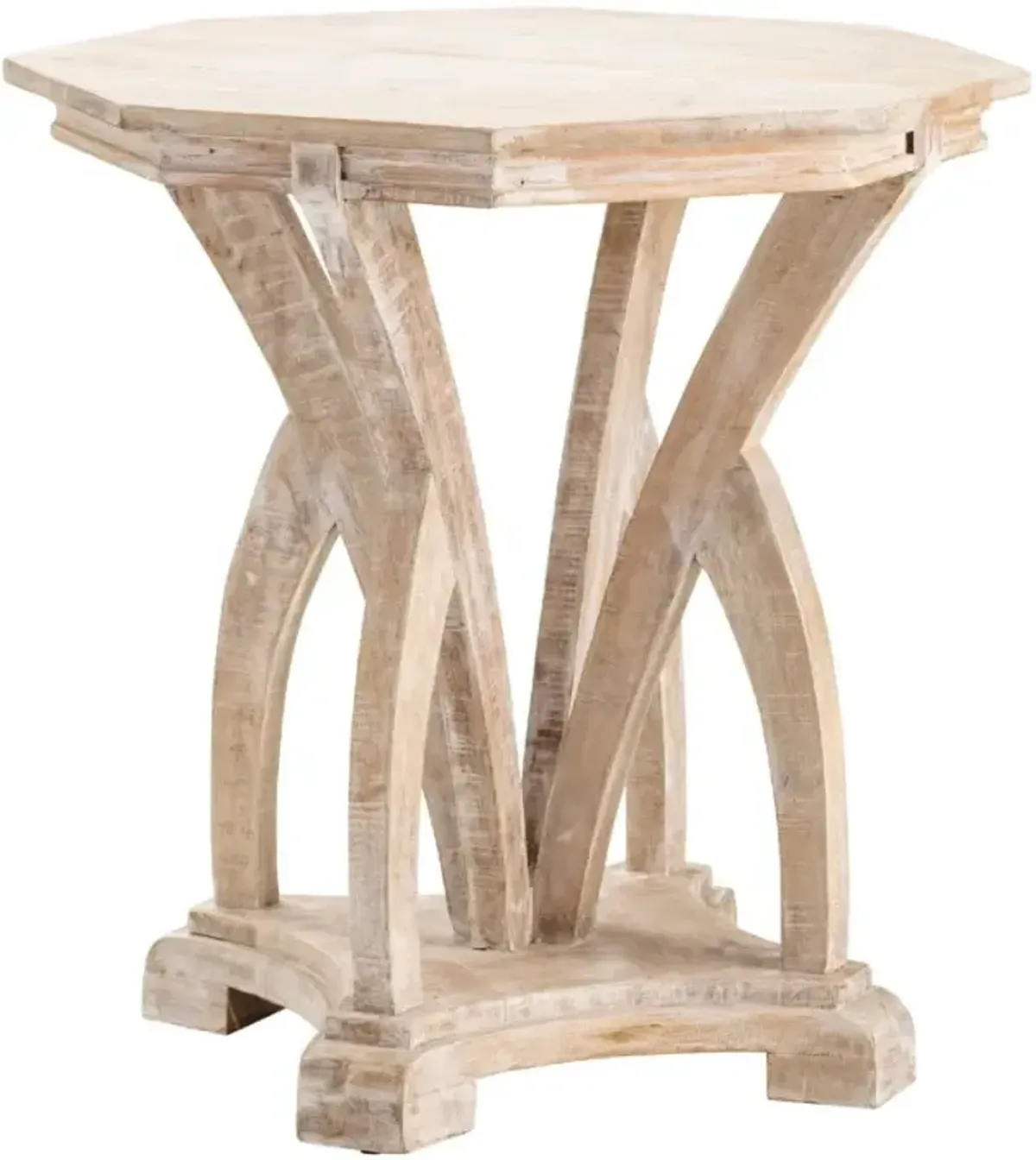 Crestview Collection Evelyn Natural Accent Table