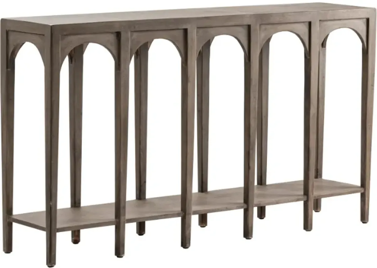 Crestview Collection Gotham Dark Brown Console Table