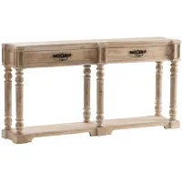 Crestview Collection Abbott Brown Console Table