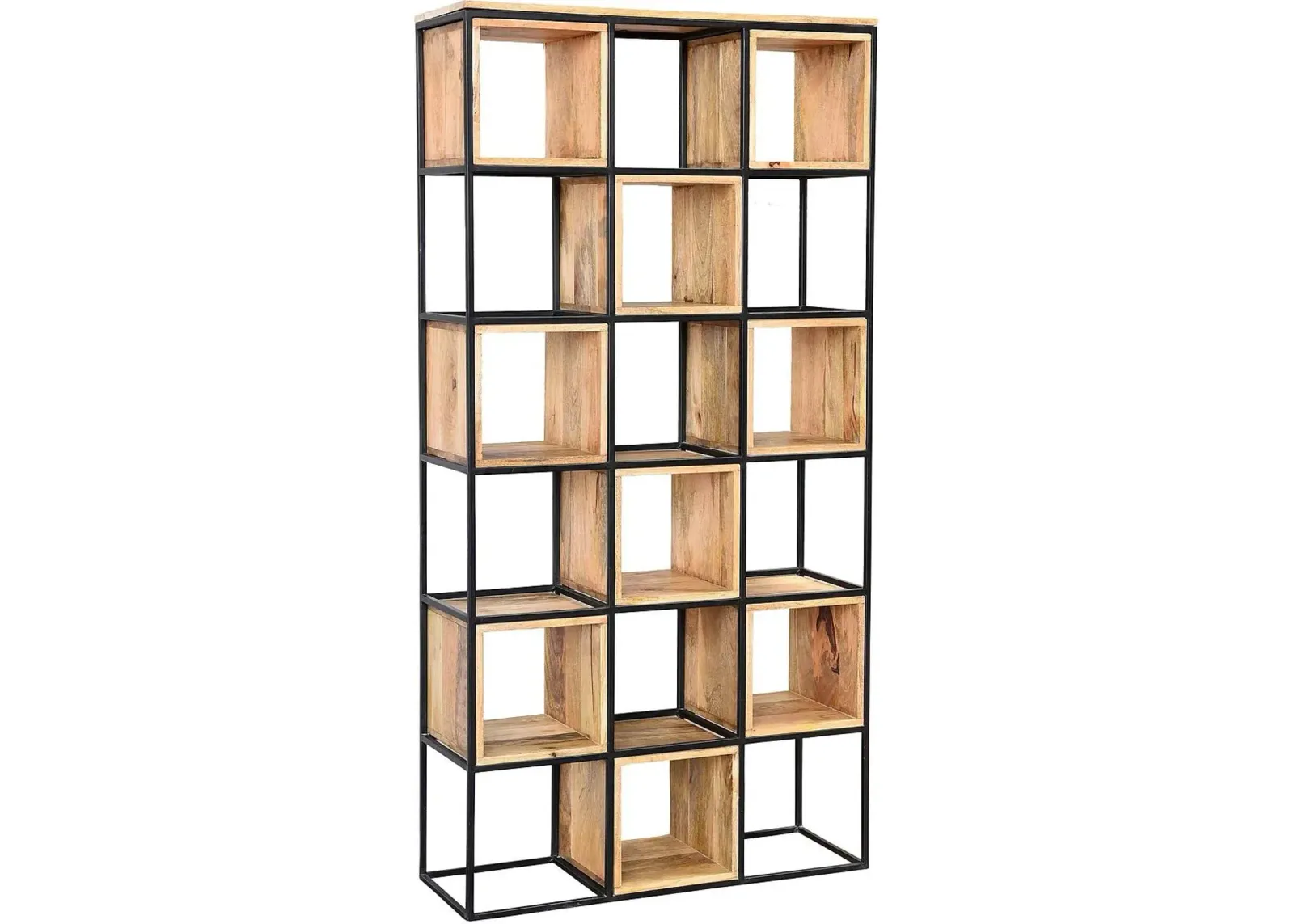 Crestview Collection Owen Brown & Black Etagere