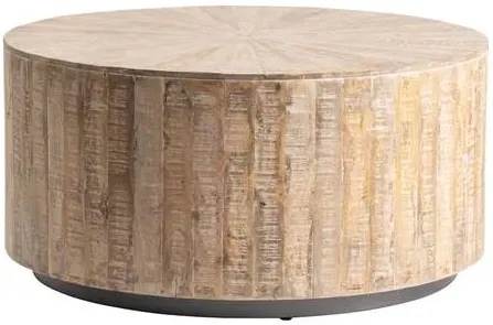Crestview Collection Bengal Manor Natural Cocktail Table with Gray Base
