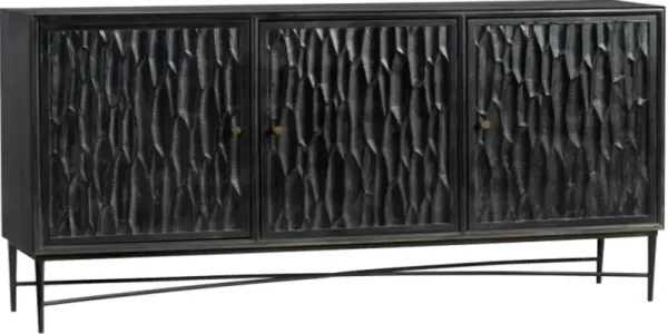 Crestview Collection Richmond Black Sideboard