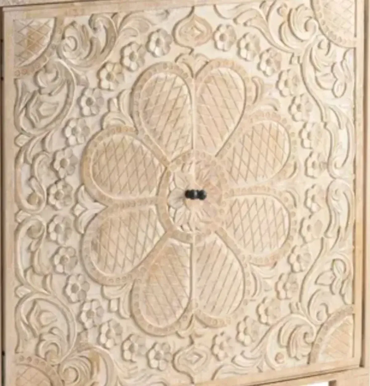 Crestview Collection Meadow Beige Cabinet