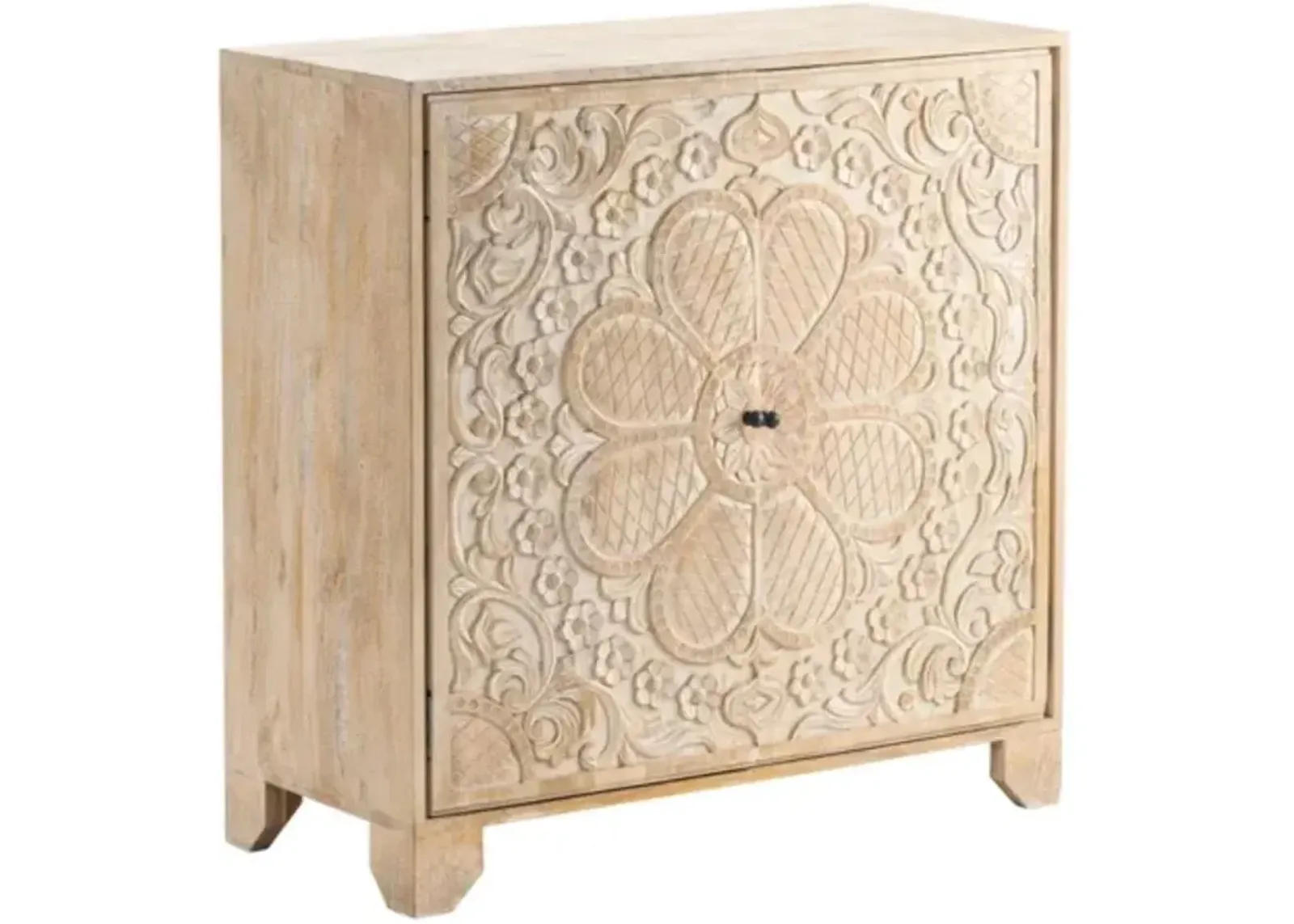 Crestview Collection Meadow Beige Cabinet