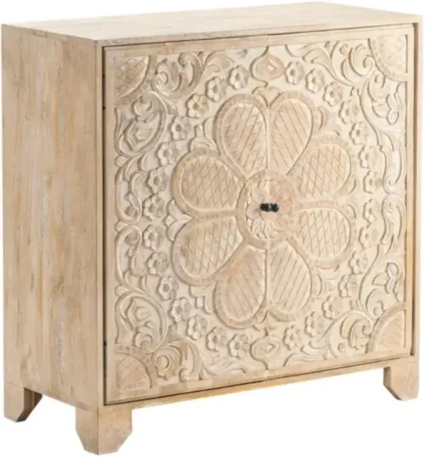 Crestview Collection Meadow Beige Cabinet