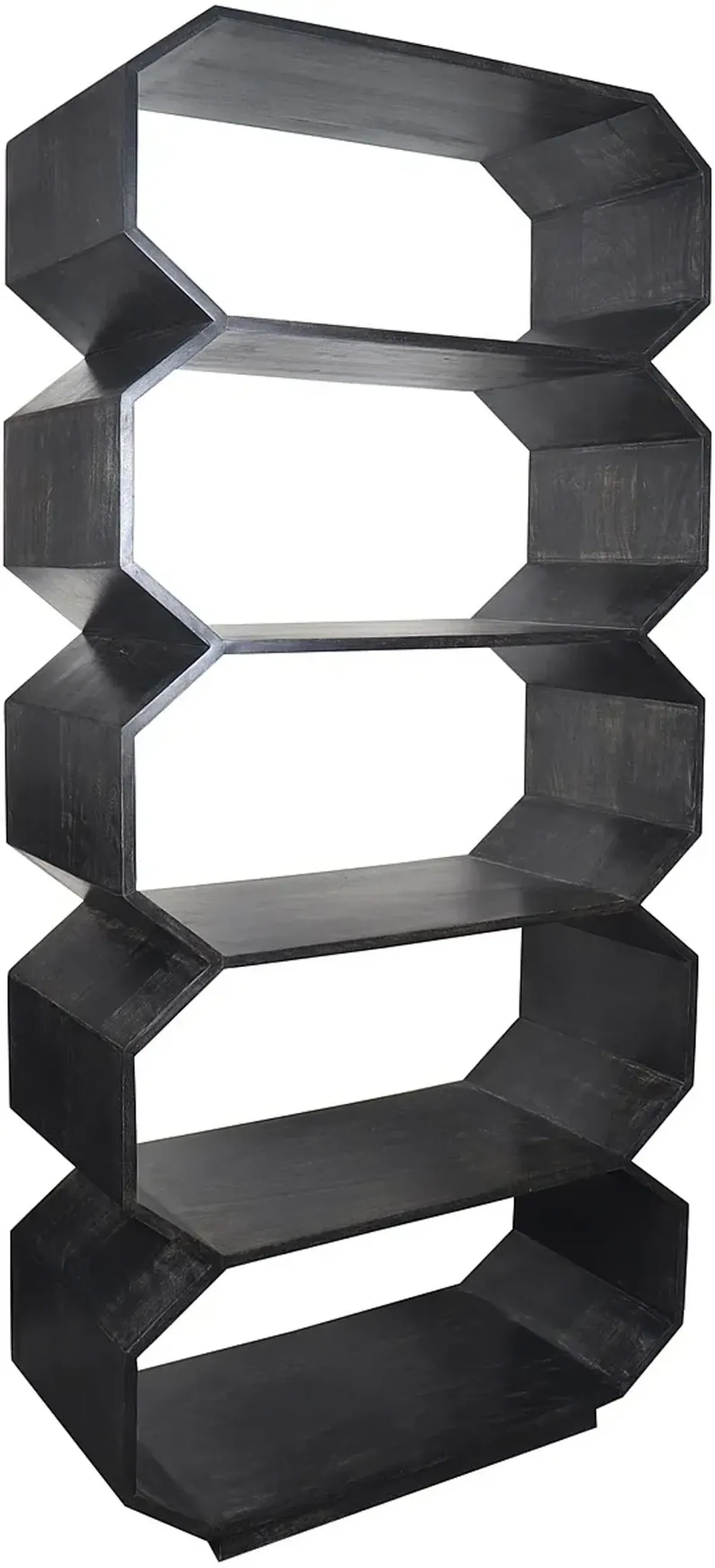 Crestview Collection Halston Ebony Etagere