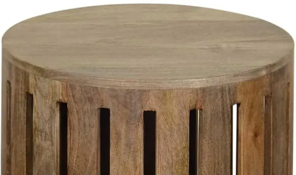 Crestview Collection Oscar Brown Accent Table