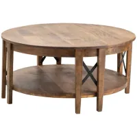 Crestview Collection Sutton Brown Cocktail Table
