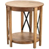 Crestview Collection Sutton Brown End Table