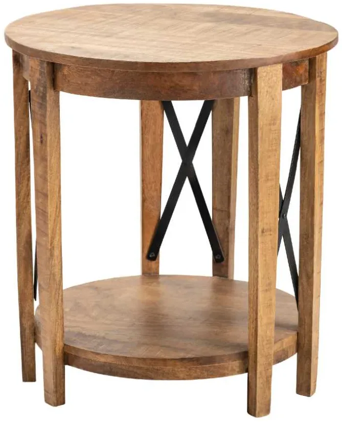 Crestview Collection Sutton Brown End Table