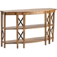 Crestview Collection Sutton Brown Console Table