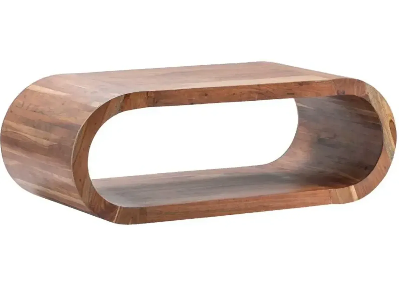 Crestview Collection Infinity Brown Cocktail Table