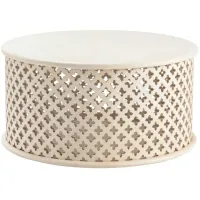 Crestview Collection Isabella White Cocktail Table