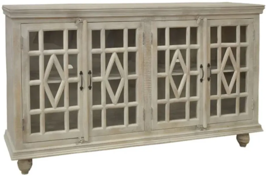 Crestview Collection Southbrook White Wash Sideboard