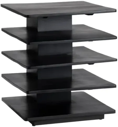 Crestview Collection Hopper Black End Table