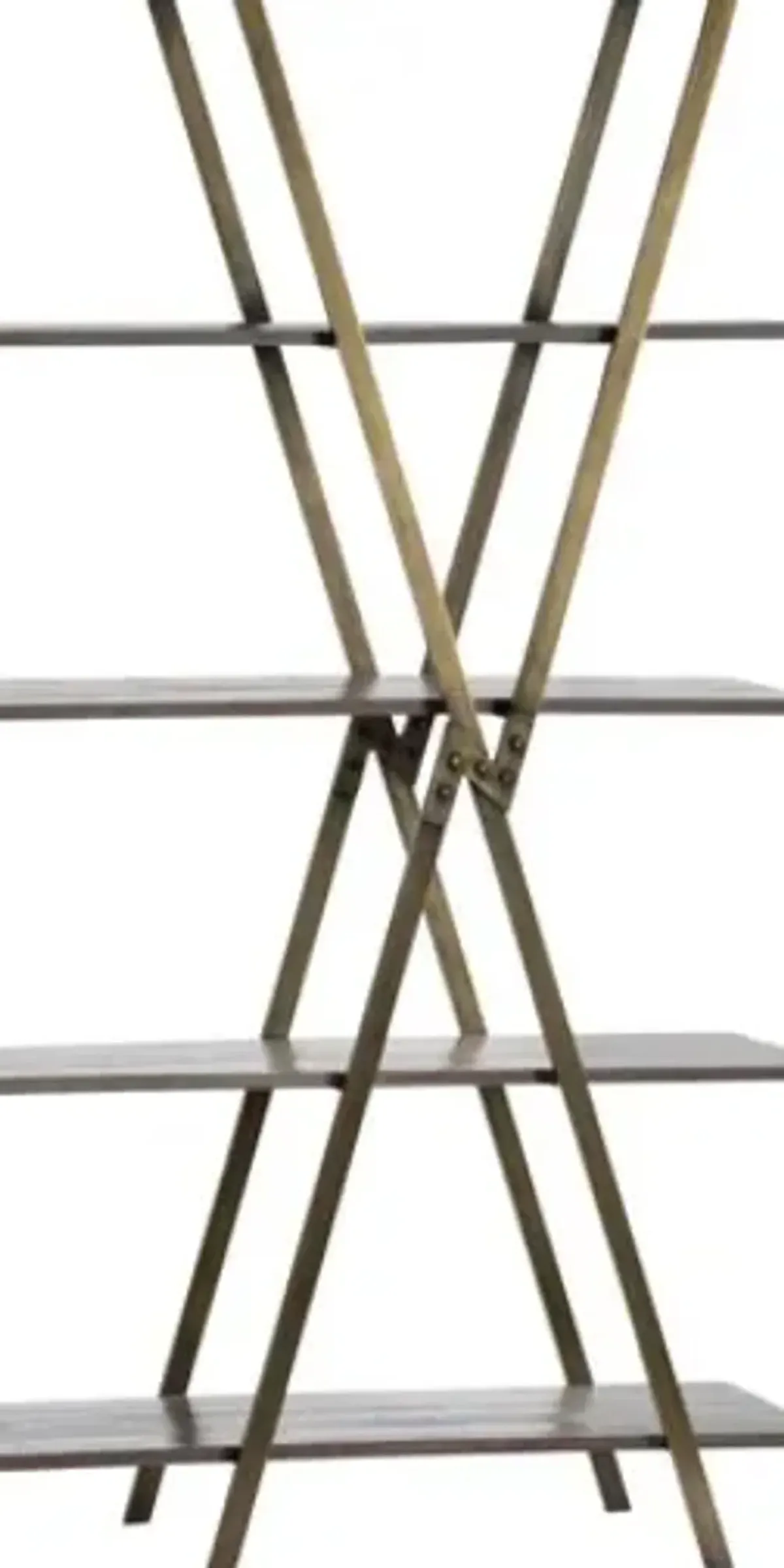 Crestview Collection Bronze Industrial Etagere