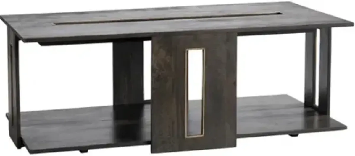 Crestview Collection Belle Meade Brown Cocktail Table