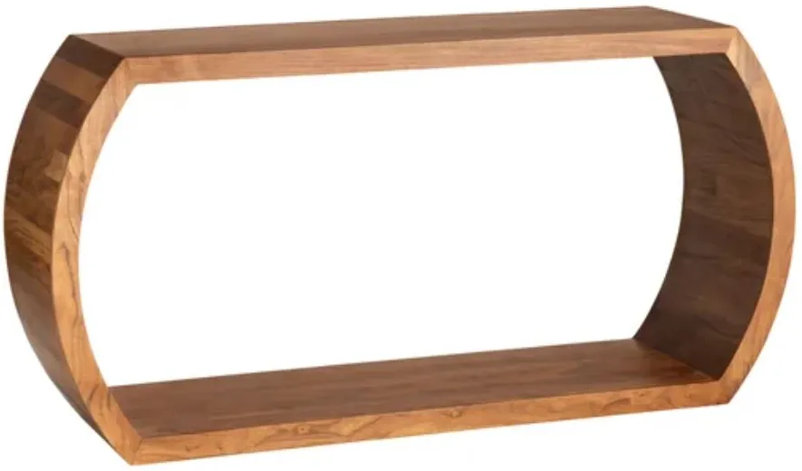 Crestview Collection Infinity Brown Console Table