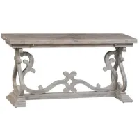 Crestview Collection Hawthorne Estate Gray Console Table