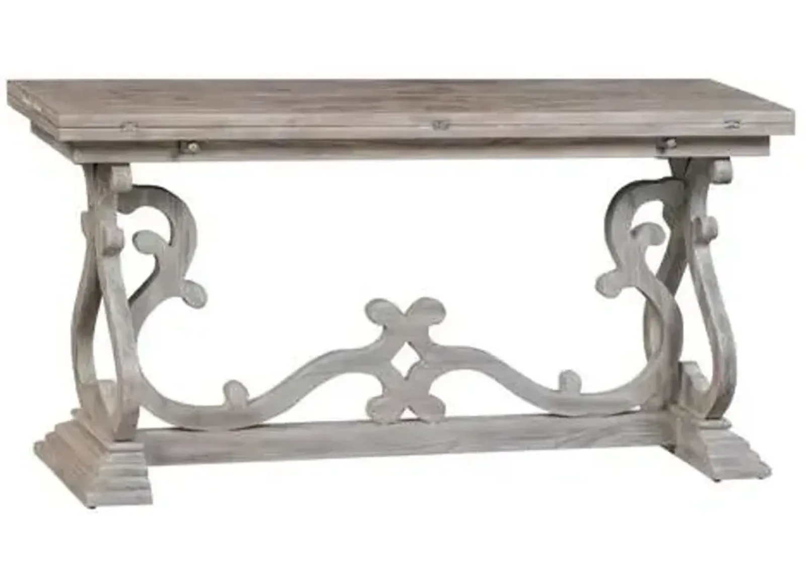 Crestview Collection Hawthorne Estate Gray Console Table