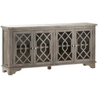Crestview Collection Pembroke Distressed Grey Sideboard