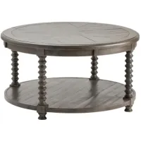 Crestview Collection Pembroke Distressed Grey Cocktail Table