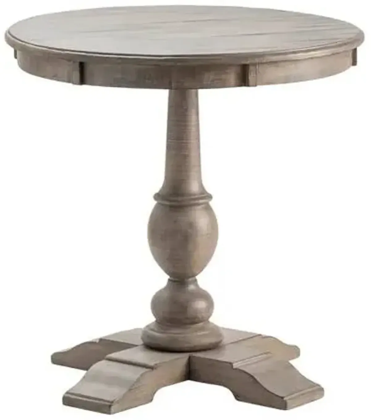 Crestview Collection Pembroke Plantation Gray Round Accent Table