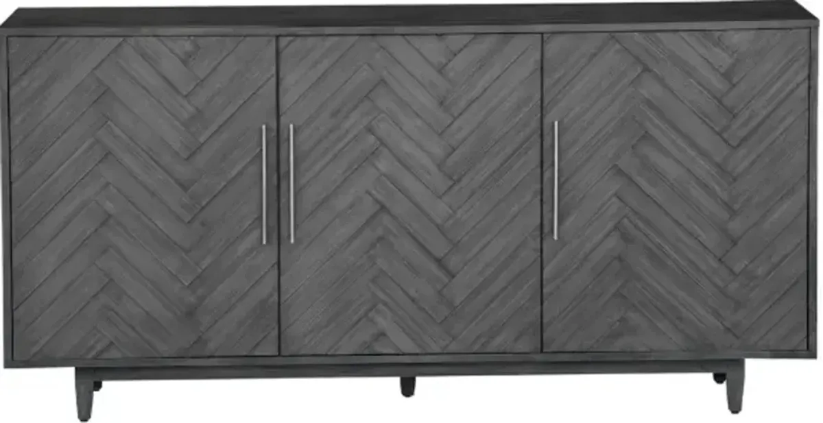 Crestview Collection Hawthorne Estate Charcoal Grey Sideboard
