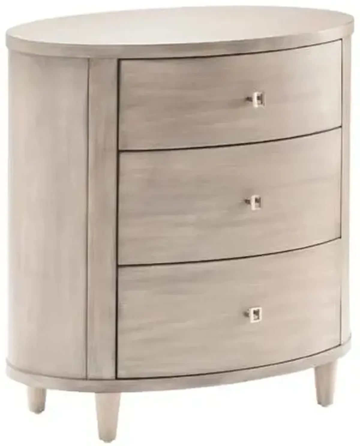 Crestview Collection Hawthorne Estate Grey Wash Oval Chest