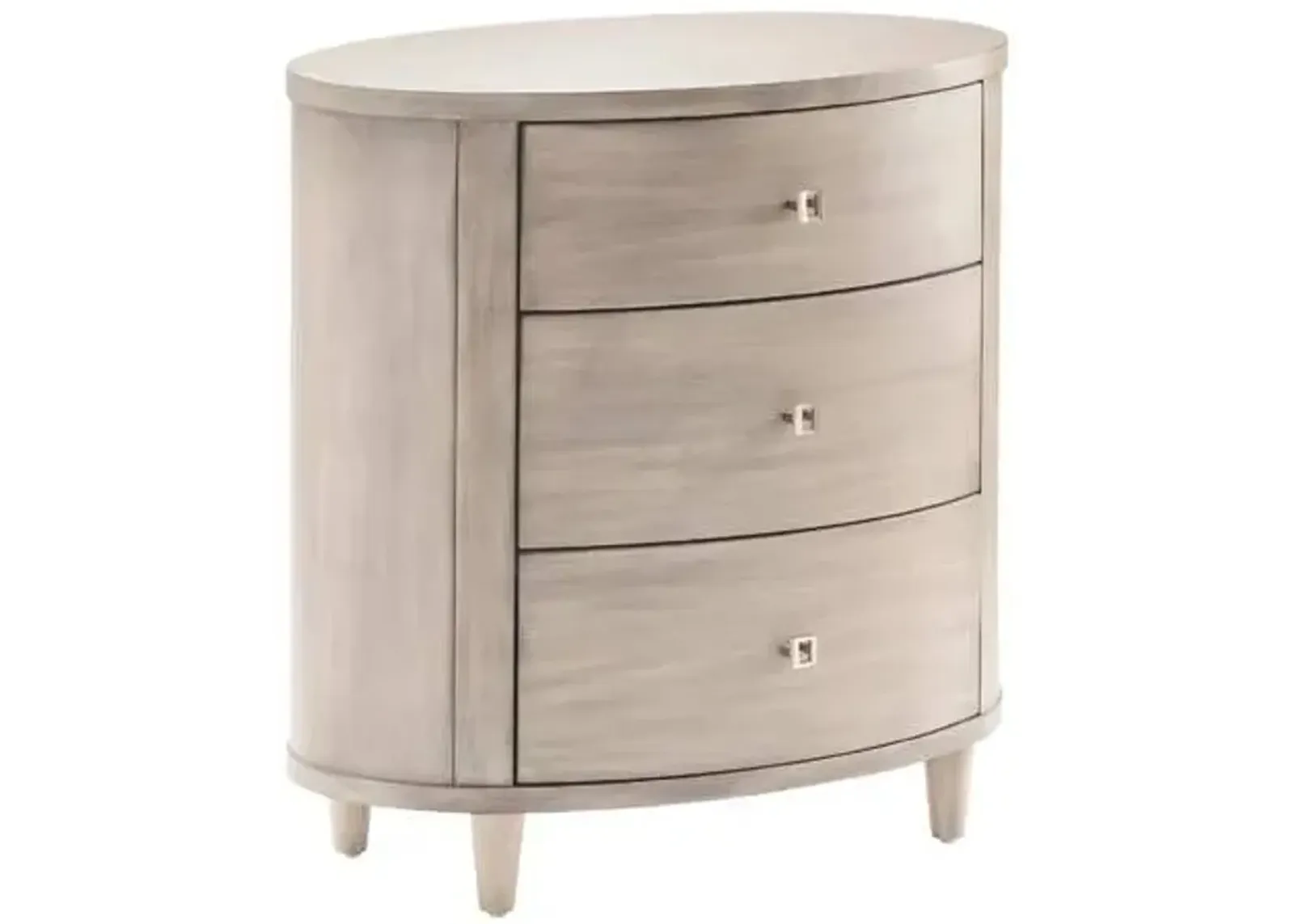 Crestview Collection Hawthorne Estate Grey Wash Oval Chest