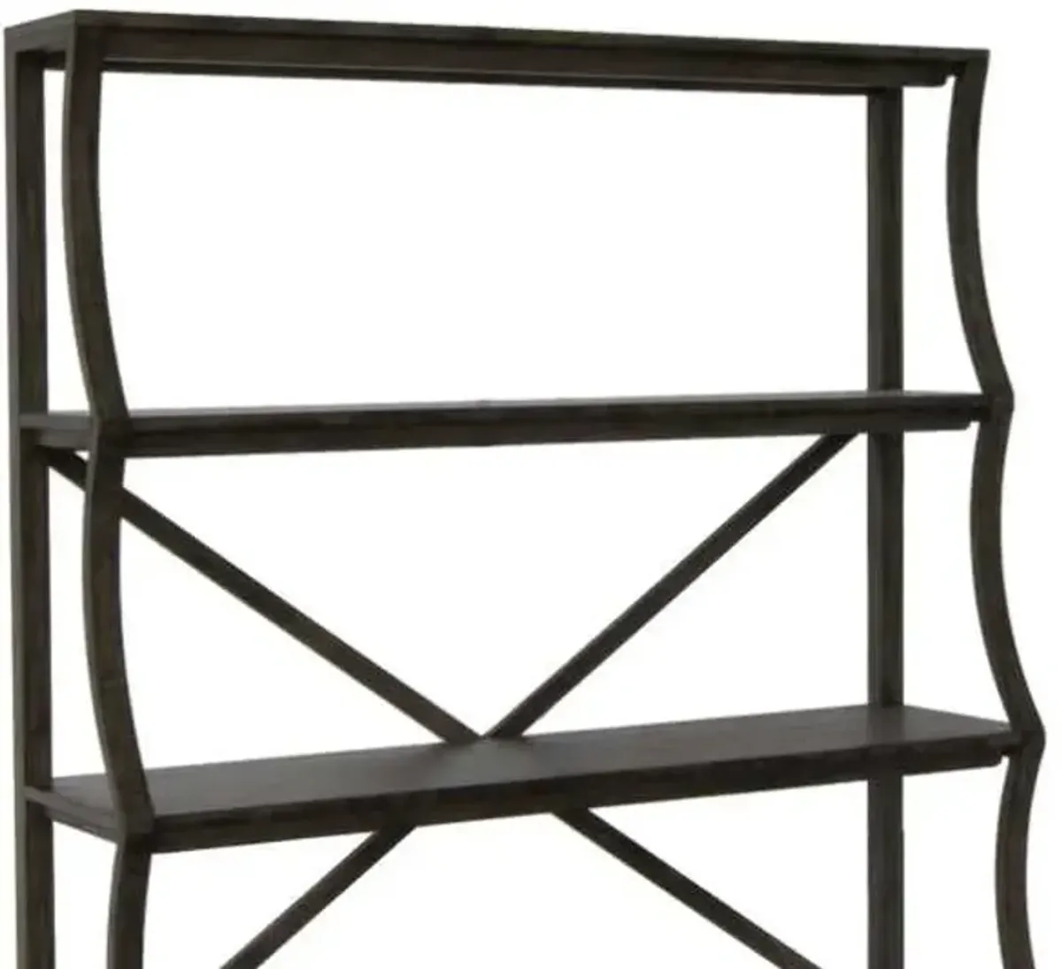 Crestview Collection Falls Creek Brown Bookcase