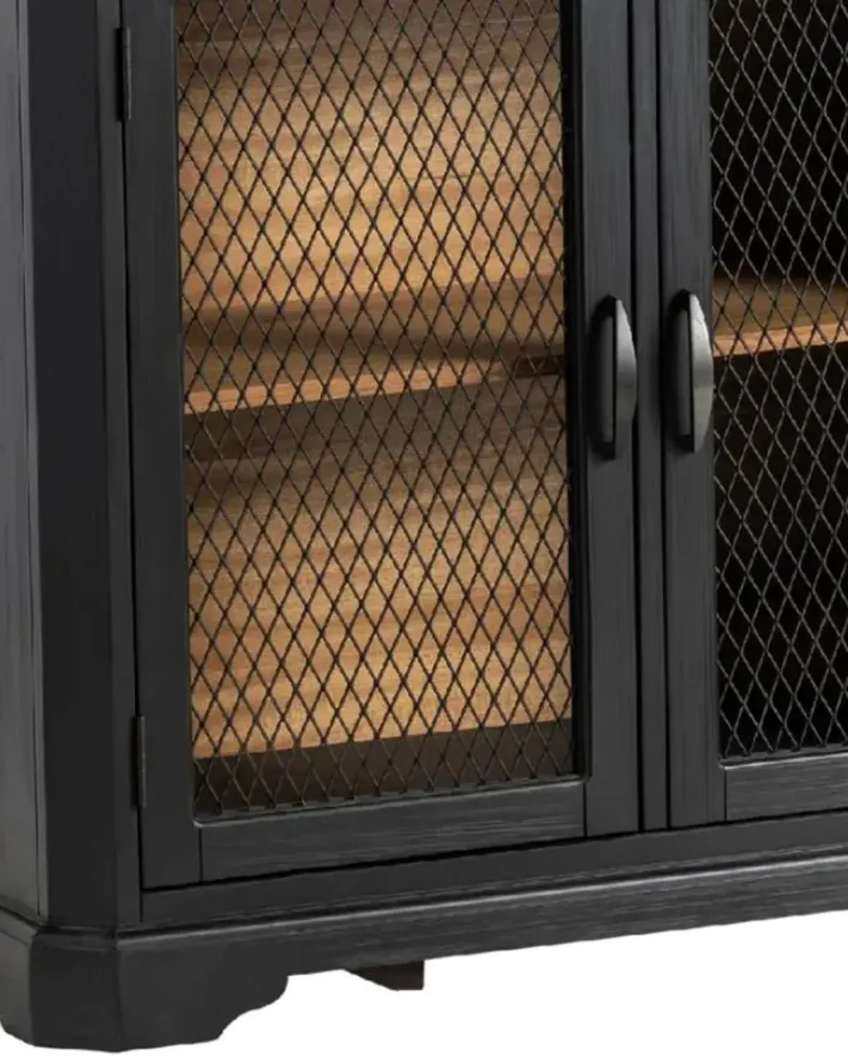 Crestview Collection Livingston Beige/Black Sideboard