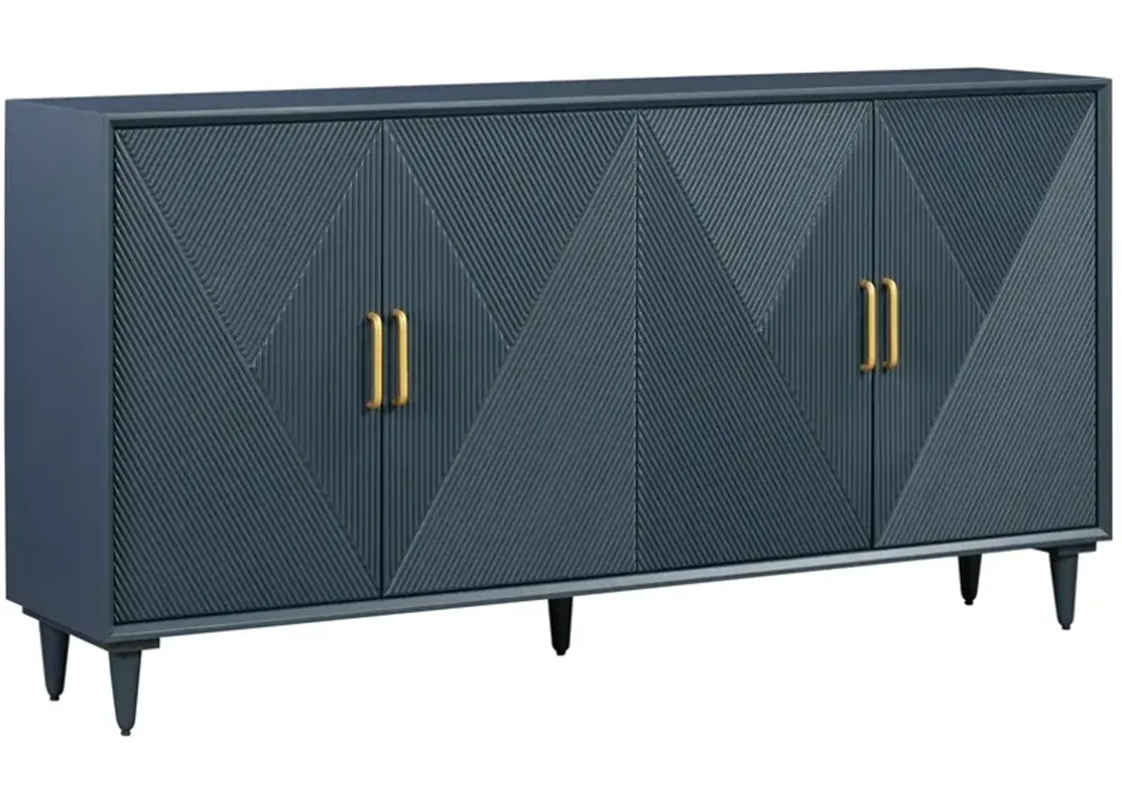 Crestview Collection Arvada Dark Blue Sideboard