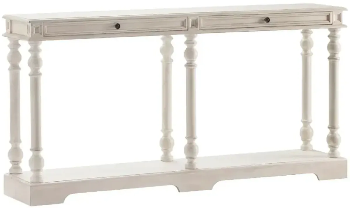 Crestview Collection Carrolton White Console Table