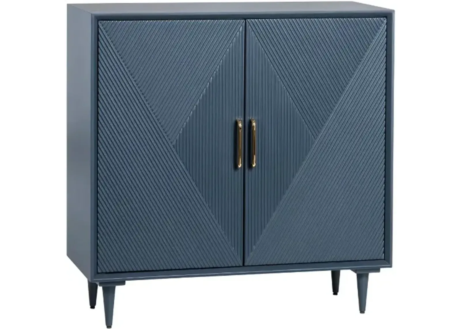 Crestview Collection Arvada Blue Cabinet