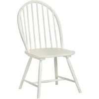 Crestview Collection Weaver White Dining Chair