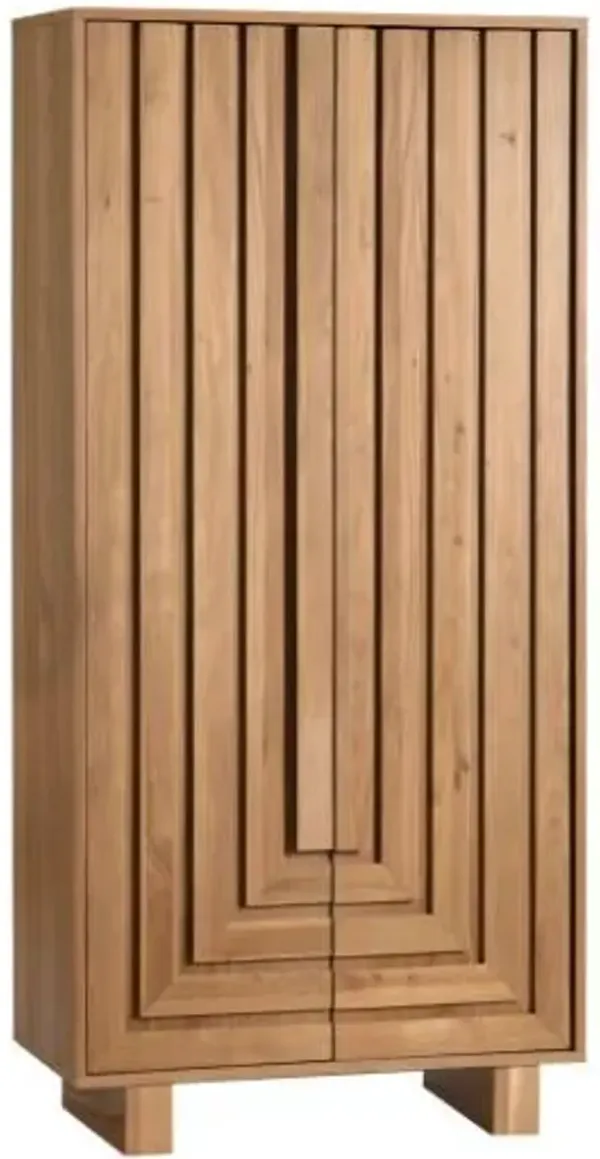 Crestview Collection Dylan Natural Tall Cabinet