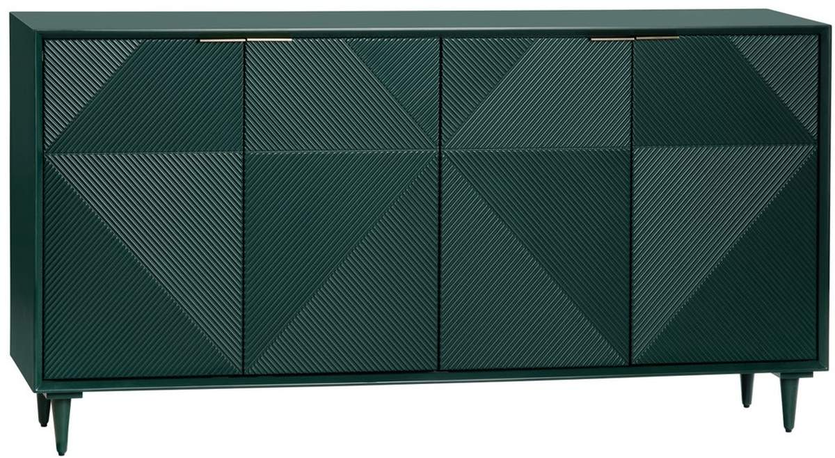 Crestview Collection Evergreen Green Four Door Sideboard