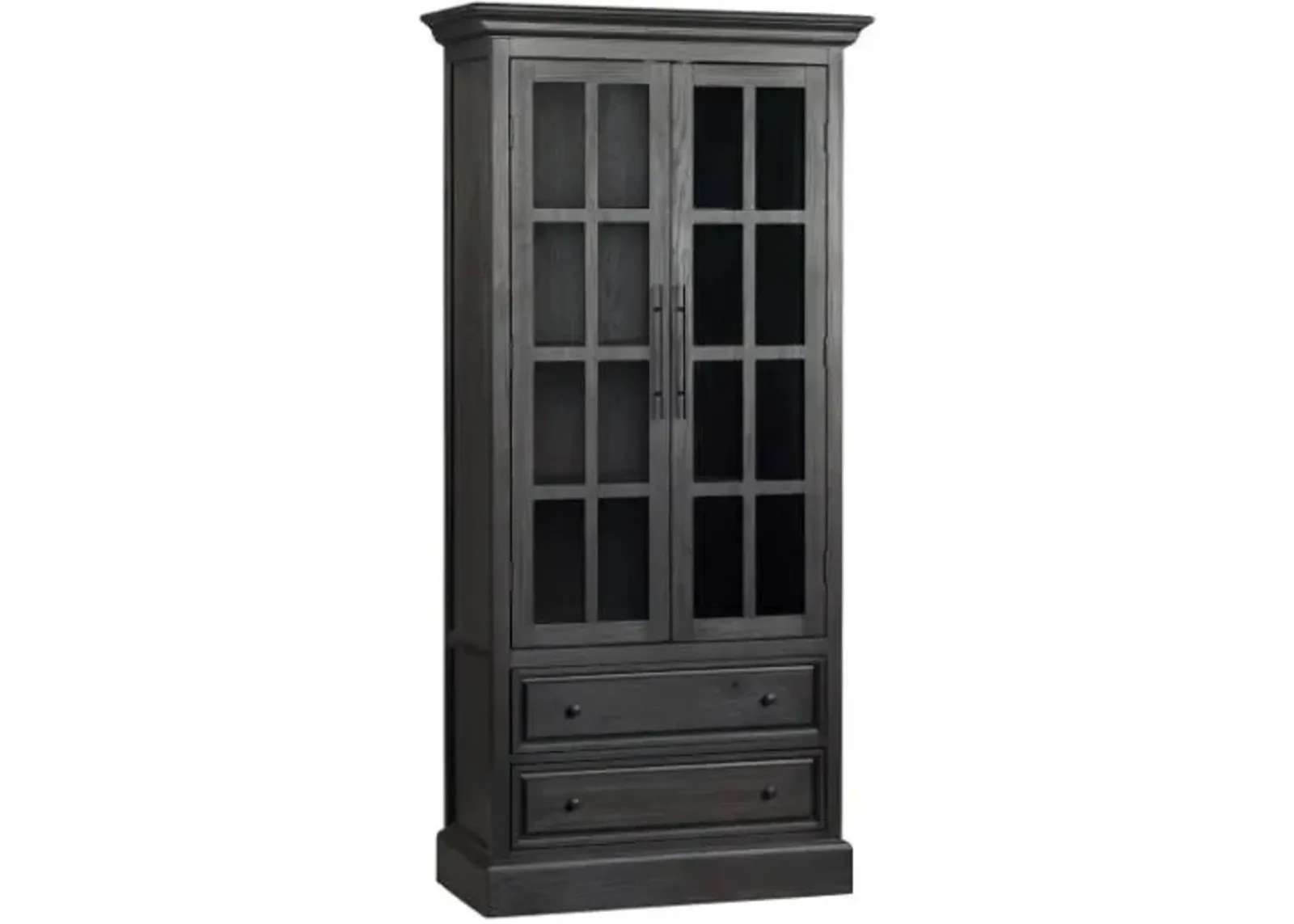 Crestview Collection Oak Brown Curio Cabinet